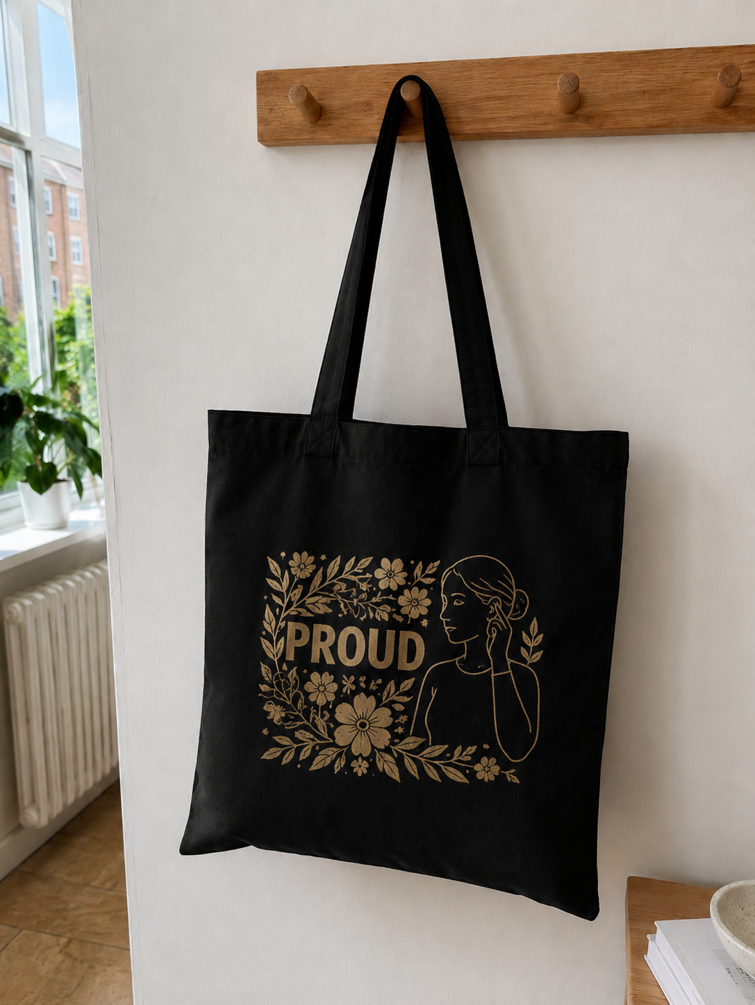 Proud Deaf Cotton Tote Bag